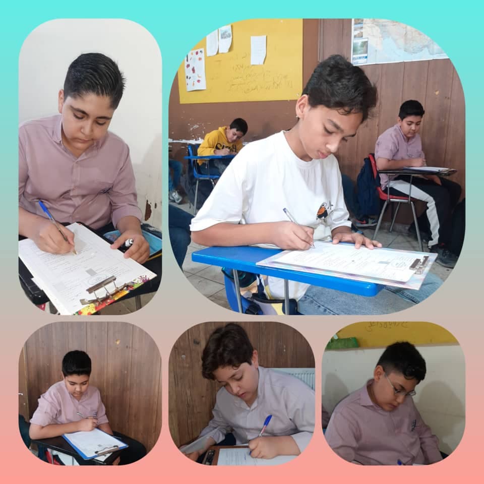 برگزاری امتحانات پایان سال ششم